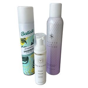 Hair Care DRY SHAMPOO Bundle of 3 Saints & Sinners  Batiste & Innersense Refresh